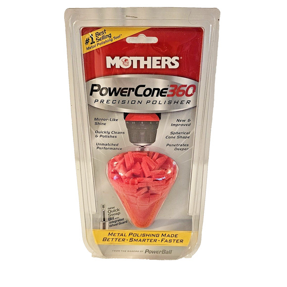 MOTHERS 05146 Powercone 360 - Polishing Tool And Quick Swap Bit- New in‎ Package - Picture 1 of 4